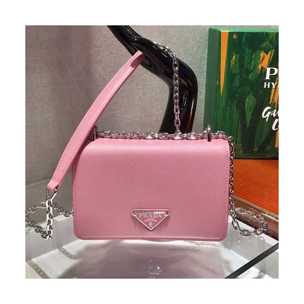 Prada 2020 Women Leather Chain Shoulder Bag ,18.5C… - 1