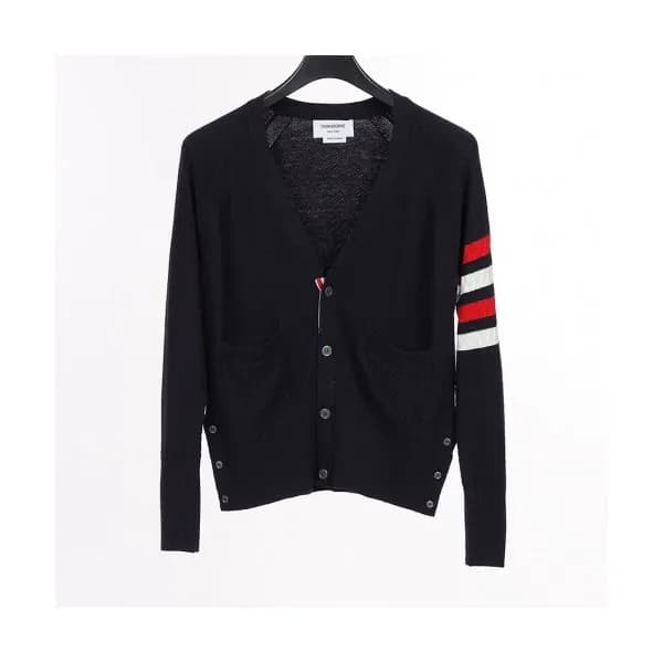 Thom Browne 2020 Womens Strap V-neck Cardigan - 톰브… - 1