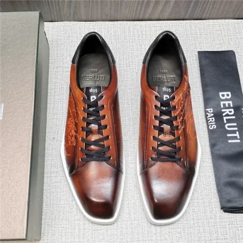 Berluti 2020 Men's Leather Sneakers - 벨루티 2020… - 1