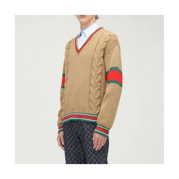 Gucci 2020 Mens Logo Crew-neck Sweaters - 구찌 2020 … - 1