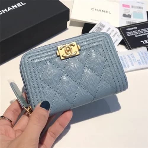 Chanel 2021 Women's Boy Coin purse/Card purse,… - 1
