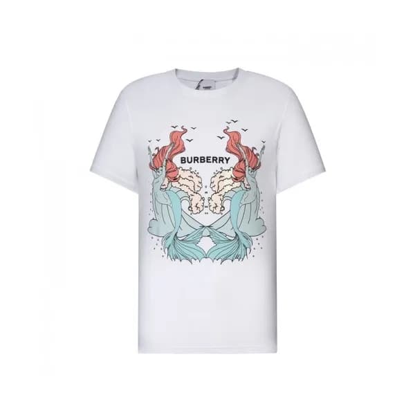 [버버리]Burberry 2021 Mm/Wm Logo Cotton Short Sleeved… - 1