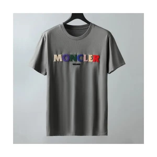[매장판]Moncler 2021 Mens Logo Crew-neck Short Sleeve… - 1