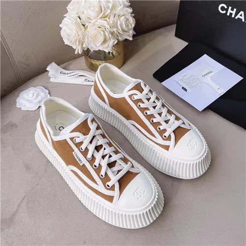 Chanel 2021 Women's Canvas Sneakers,CHAS0643 -… - 1