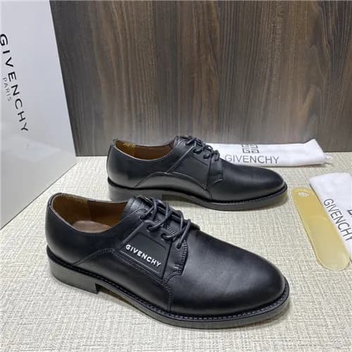 Givenchy 2021 Men's Leather Derby Shoes,GIVS01… - 1