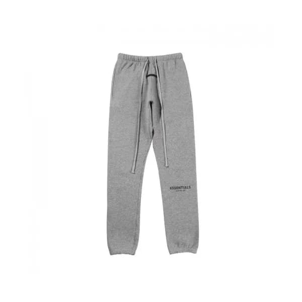 Fear of god Mens Logo Modern Casual Pants Gray - … - 1