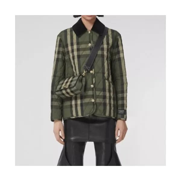 Burberry 2021 Womens Classic Casual Jackets Khaki … - 1