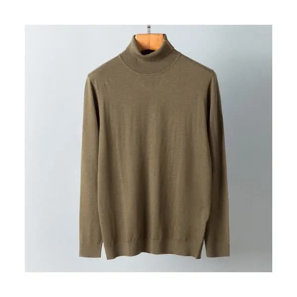 Louis vuitton Mens Casual Wool Sweaters Camel - 루… - 1