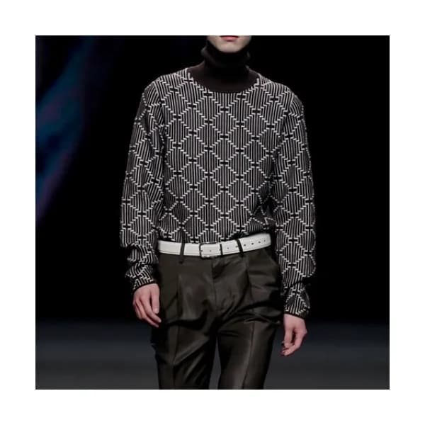 Zegna Mens Basic Crew-neck Wool Sweaters - 제냐 202… - 1