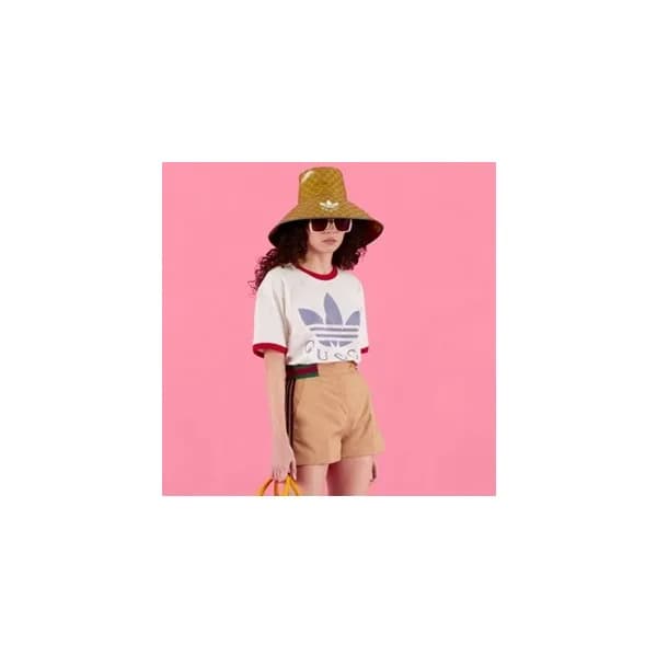 구찌 남/녀 크루넥 화이트 반팔티 - Unisex White Tshirts - guc048… - 1