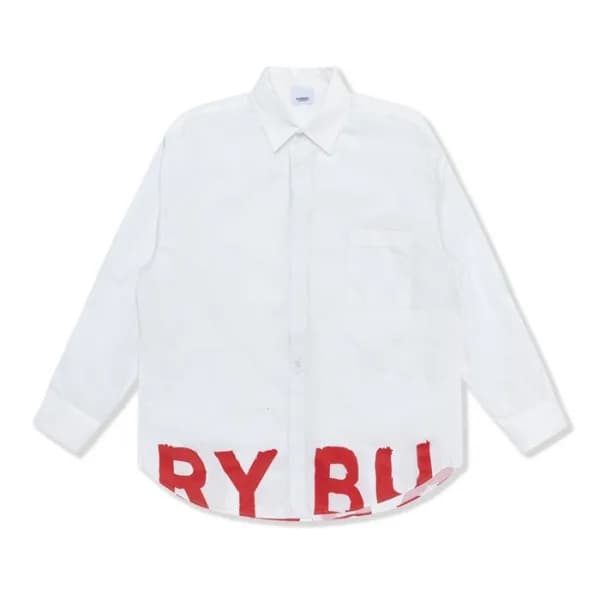 버버리 남성 클래식 화이트 셔츠 - Mens White Tshirts - bur04376x - 1