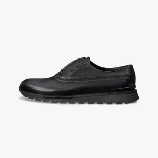 벨루티 남성 클래식 블랙 스니커즈 - Mens Black Sneakers - ber011… - 1