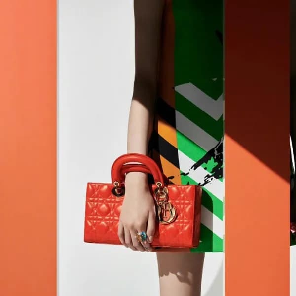 디올 여성 오렌지 D-Joy 레이디백 - Womens Orange Lady Bag - di… - 1
