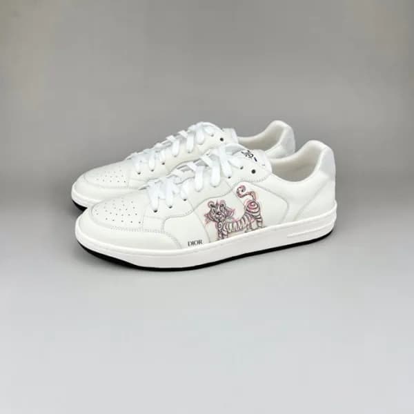 디올 남성 시그니처 화이트 스니커즈 - Mens White Sneakers - dio019… - 1