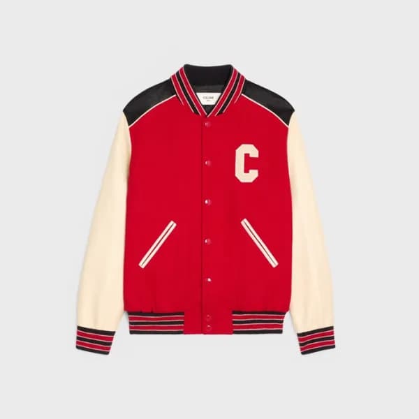 셀린느 남/녀 캐쥬얼 레드 자켓 - Celine Unisex Red Jackets - ce… - 1