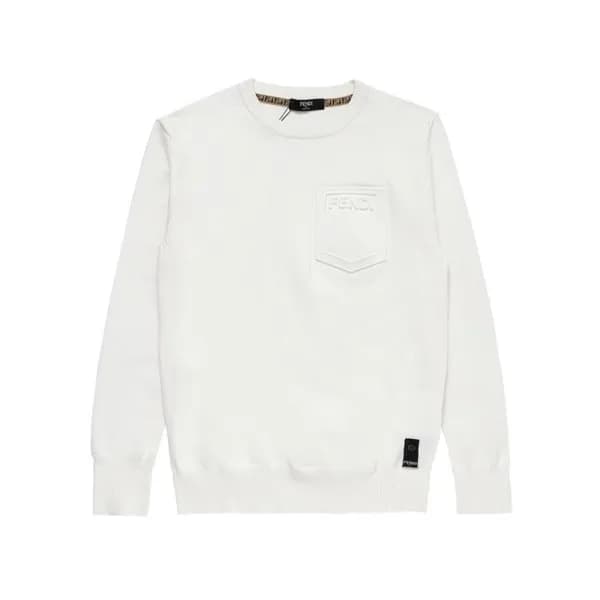펜디 남성 트렌디 브라운 니트 - Fendi Mens Brown Sweaters - fen… - 1