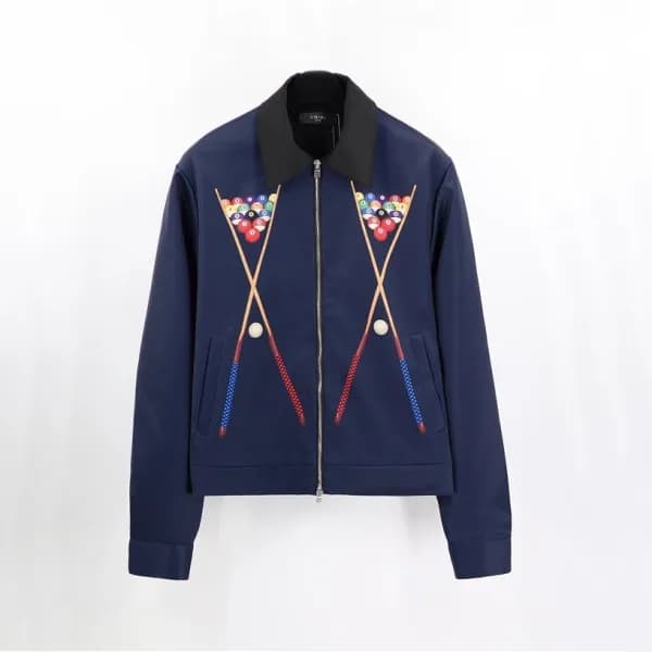 아미리 남성 캐쥬얼 네이비 자켓 - Amiri Mens Navy Jackets - amr0… - 1