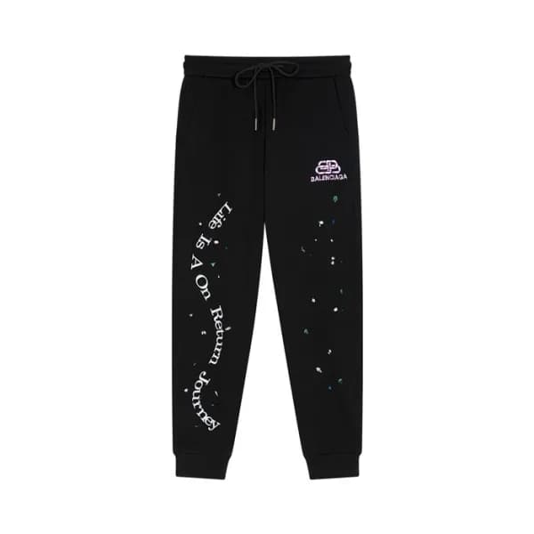 발렌시아가 남성 캐쥬얼 블랙 팬츠 - Balenciaga Mens Black Pants -… - 1