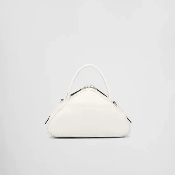 프라다 여성 화이트 토트백 - Prada Womens White Tote Bag - pr5… - 1