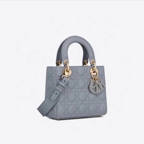 디올 여성 블루 레이디백 - Dior Womens Blue Lady Bag - di218x - 1