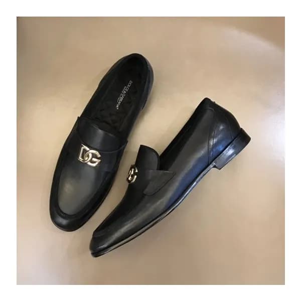 돌체앤가바나 남성 블랙 로퍼 - Dolce&Gabbana Mens Black Loafer … - 1