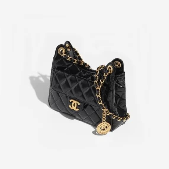 샤넬 여성 블랙 호보백 - Chanel Womens Black Hobo Bag - ch75… - 1