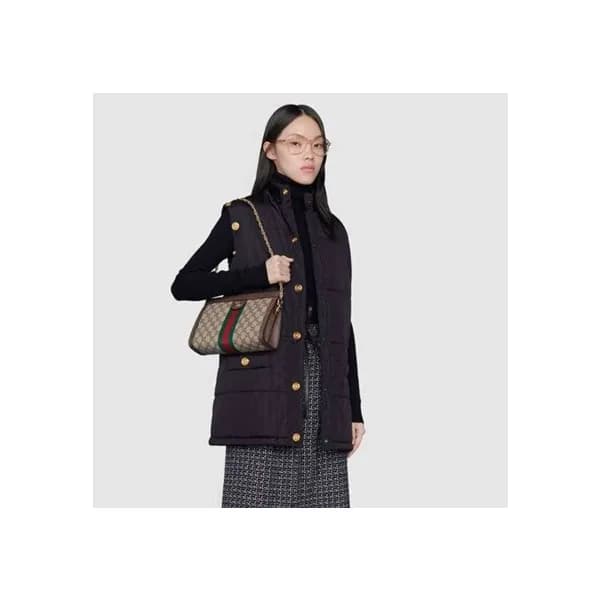 구찌 여성 브라운 오피디아백 - Gucci Womens Brown Soulder Bag -… - 1
