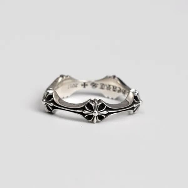 크롬하츠 남/녀 실버 반지 - Chrome Hearts Unisex Silver Ring …