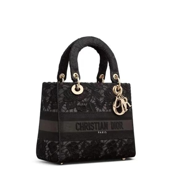 디올 여성 블랙 레이디 백 - Dior Womens Black Lady Bag - dib5… - 1
