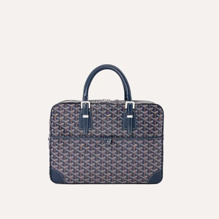 고야드 남성 네이비 암바사드 PM 서류가방 - Goyard Mens Ambassade PM… - 1