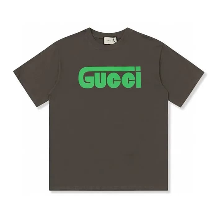 구찌 남성 카키 티셔츠 - Gucci Mens Khaki Tshirts - guc337x - 1