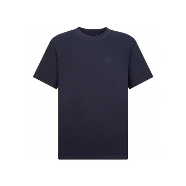 루이비통 남성 네이비 반팔 티셔츠 - Louis vuitton Mens Navy Tshir… - 1