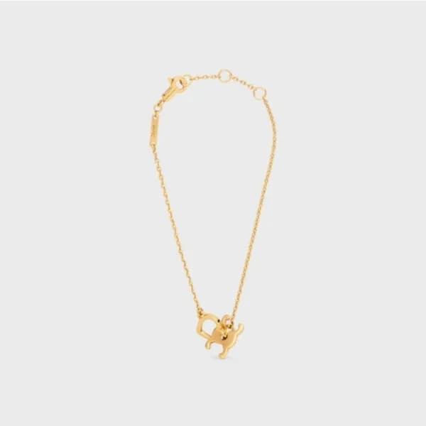 셀린느 여성 골드 팔찌 - Celine Womens Gold Bangle - acc1988… - 1