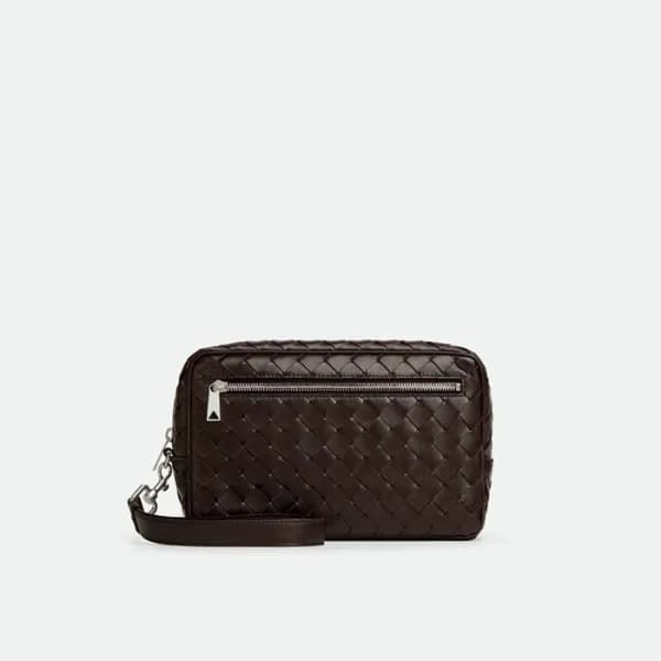 보테가베네타 남성 초코 파우치 - Bottega Veneta Mens Choco Pouch… - 1