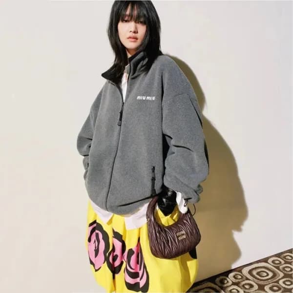 미우미우 여성 그레이 자켓 - Miumiu Womens Gray Jacket - mic15… - 1
