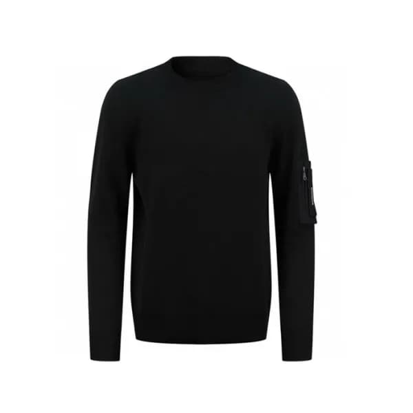 지방시 남성 라운드 스웨터 - Givenchy Mens Black Sweater - gic… - 1