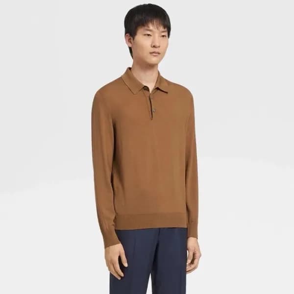에르메네질도 제냐 남성 폴로 스웨터 - Ermenegildo Zegna Mens Polo … - 1