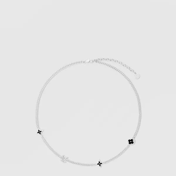 루이비통 남성 스파이크 참 목걸이 - Louis vuitton Mens Spike Neck… - 1