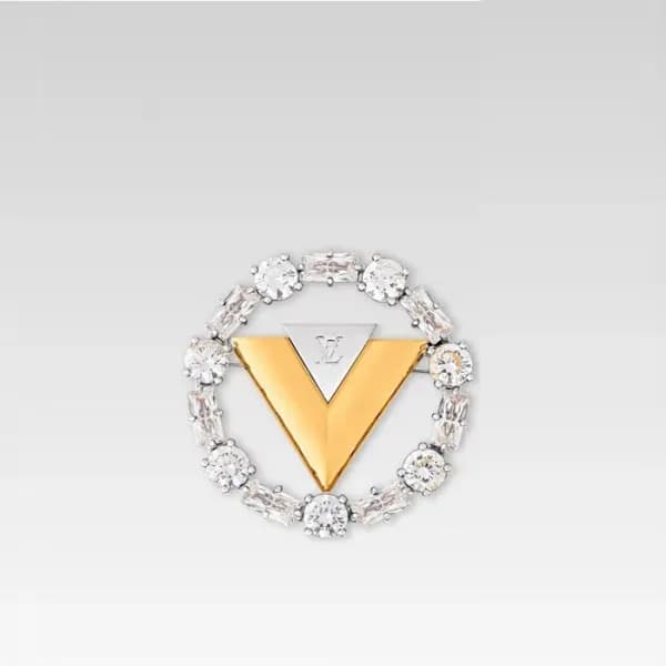 루이비통 여성 골드 브로치 - Louis vuitton Womens Gold Brooch … - 1