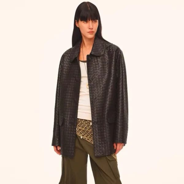 보테가베네타 여성 가죽 자켓 - Bottega veneta Womens Leather Ja… - 1