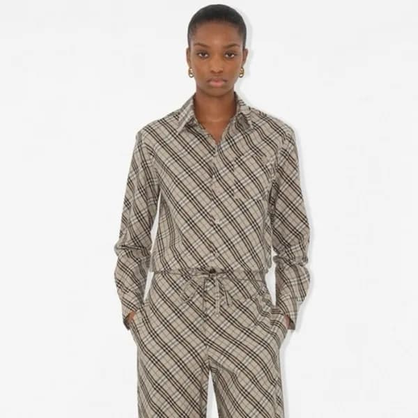 버버리 여성 빈티지 셔츠 - Burberry Womens Vintage Shirts - b… - 1