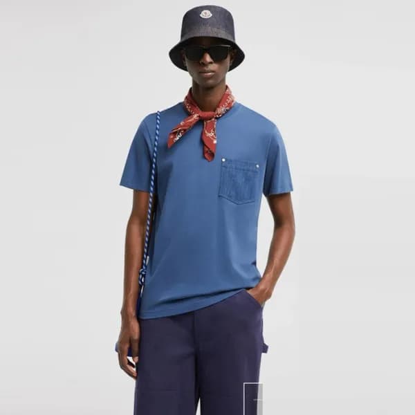 몽클레어 남성 반팔 티셔츠 - Moncler Mens Round Tshirt - moc61… - 1