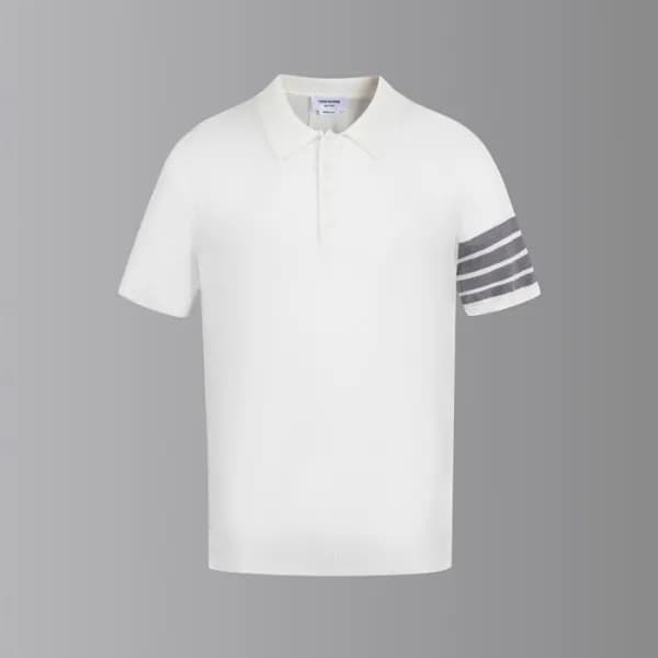 톰브라운 남성 폴로 반팔티 - Thom Browne Mens Polo Tshirt - th… - 1