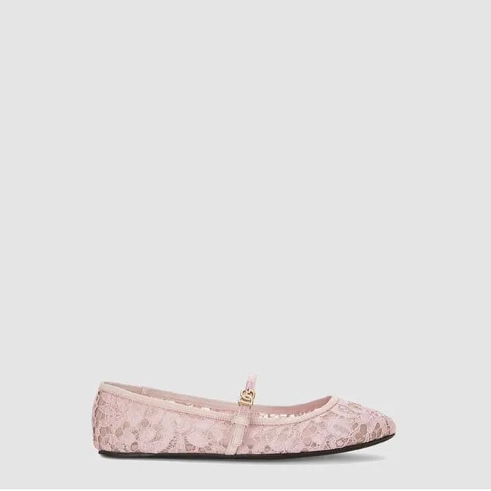 돌체앤가바나 여성 새틴 발레 플랫 - Dolce&Gabbana Womens Satin Ba… - 1