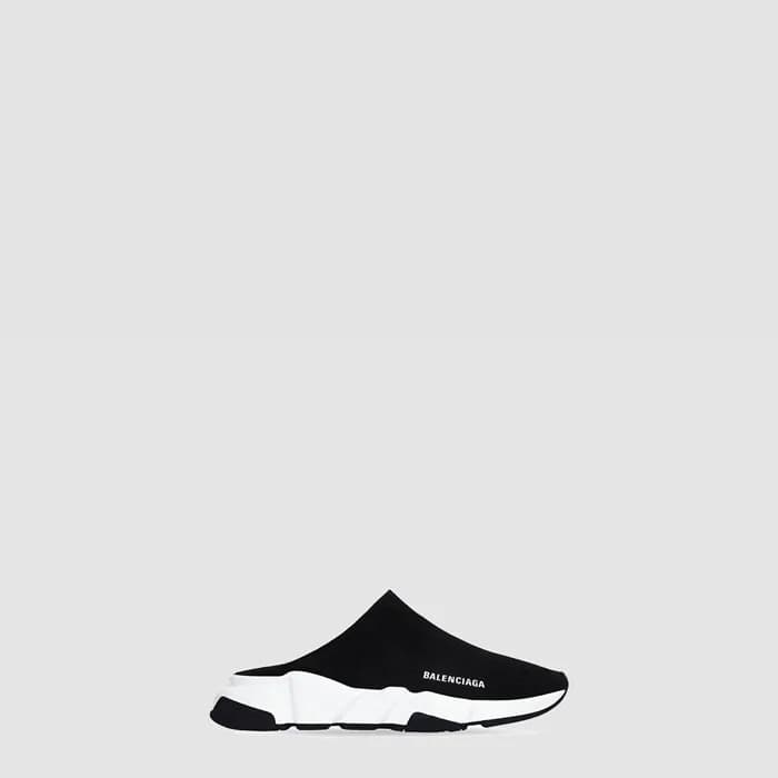 발렌시아가 남/녀 스피드 리사이클드 니트 뮬 - Balenciaga Unisex Speed… - 1