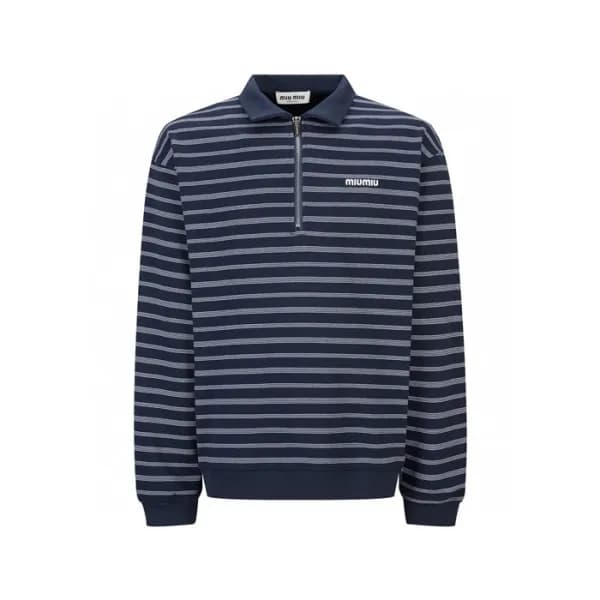 미우미우 남성 폴로 긴팔티 - Miumiu Mens Polo Tshirt - mic8015… - 1