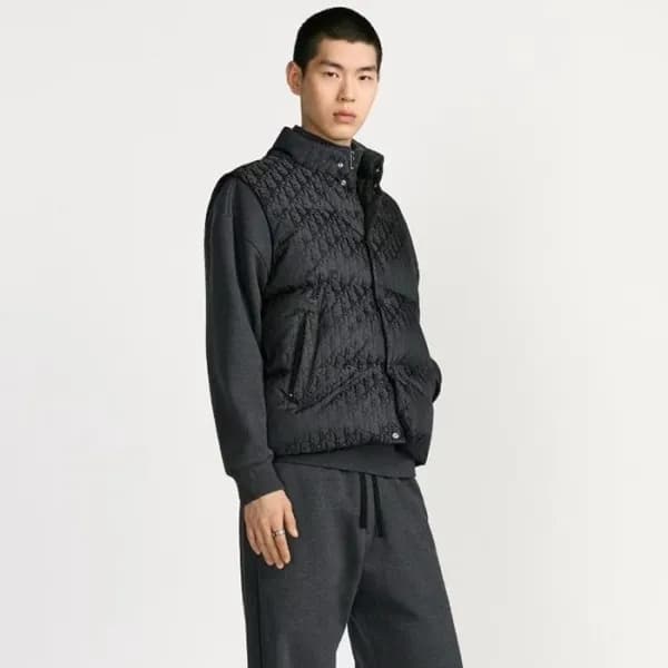 디올 남성 오블리크 베스트 - Dior Mens Down Vest - dic9728x - 1