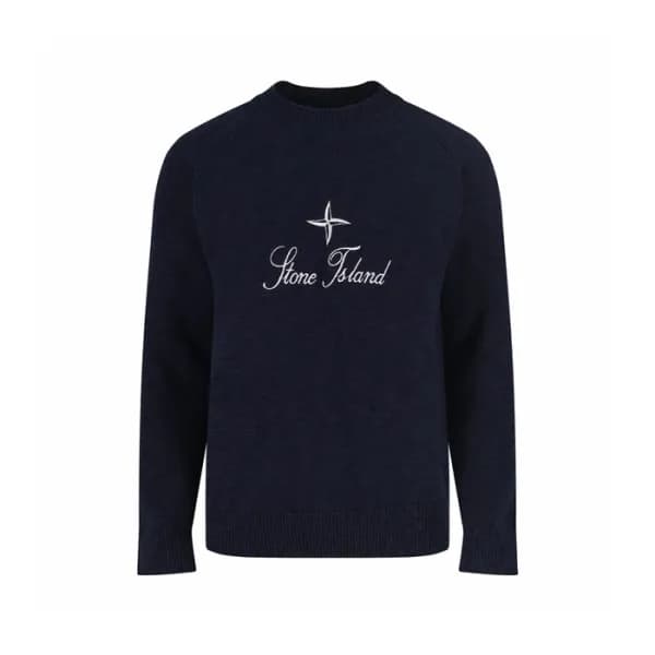 스톤아일랜드 남성 크루넥 니트 - Stone Island Mens Round Knitwea… - 1