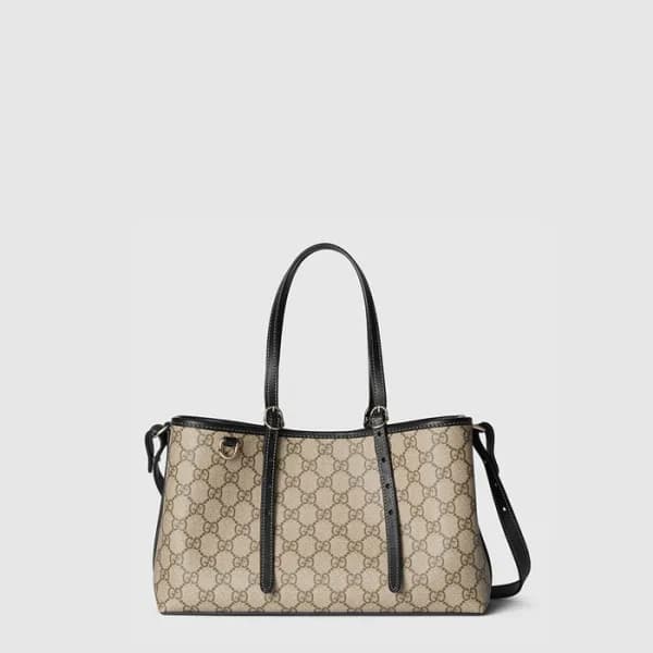 구찌 여성 GG 엠블럼 미디엄 토트백 - Gucci Womens GG Emblem Medi… - 1