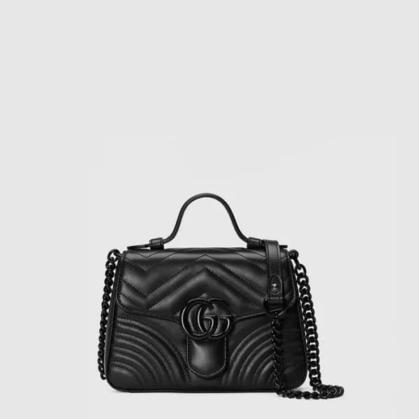 구찌 여성 GG 마몬트 스몰 핸드백 - Gucci Womens GG Marmont Smal… - 1
